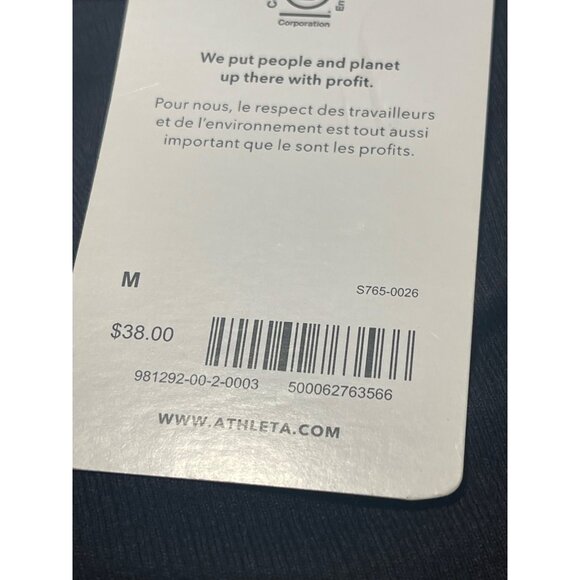 Athleta Well Rested Rib Sleep Bra Black Adj Straps Sz M Lightweight Sustainable - Picture 5 of 8